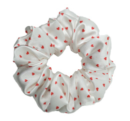 Gumka Scrunchie w Serduszkanazwy