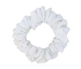 Jebwabna Scrunchie Mini Biała