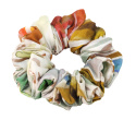 Jebwabna Scrunchie Medium Liście