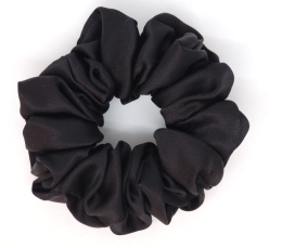 Jebwabna Scrunchie Medium Czarna