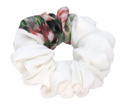 Jebwabna Scrunchie Medium Duo Kwiat