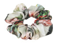 Jebwabna Scrunchie Medium Kwiat