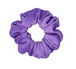 Scrunchie Welurowa Fioletowa